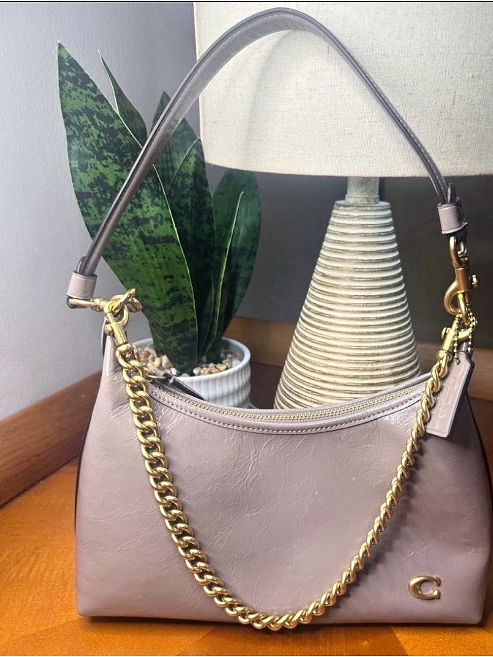 Coach Juliet Shoulder Bag 25 in ash gray